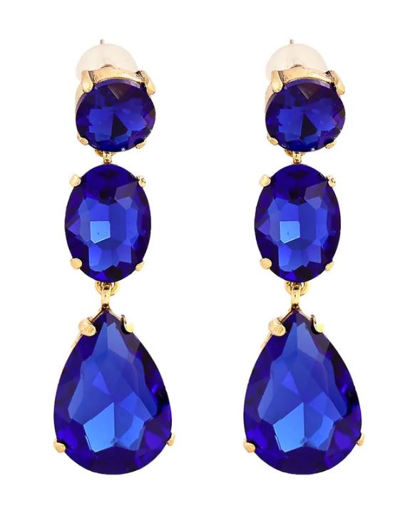 Rhinestone Drop Earrings