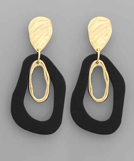 Geometric Dangle Earrings