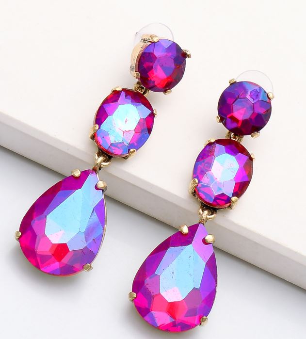 Rhinestone Drop Earrings
