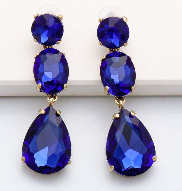 Rhinestone Drop Earrings