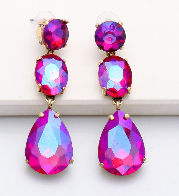 Rhinestone Drop Earrings